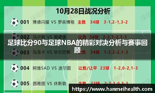 足球比分90与足球NBA的精彩对决分析与赛事回顾